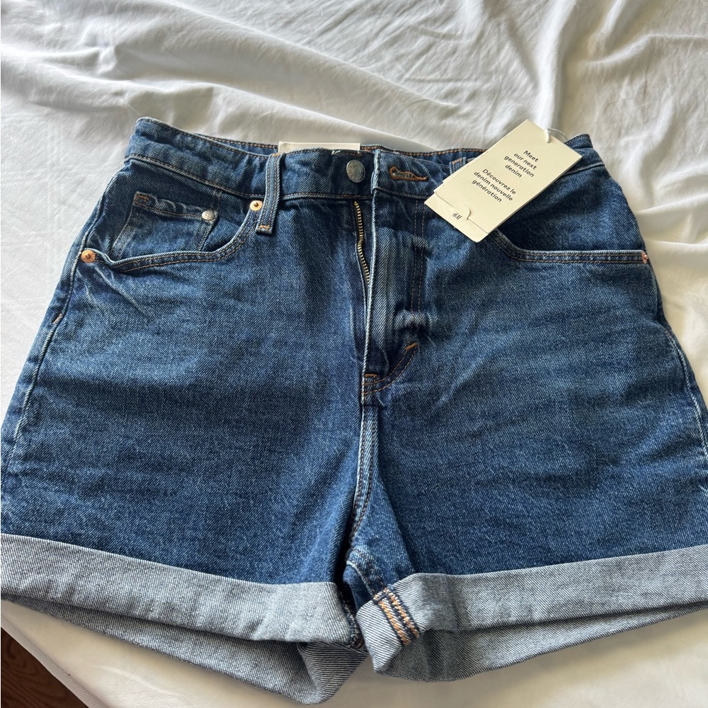 Classic Blue Denim Women's Shorts